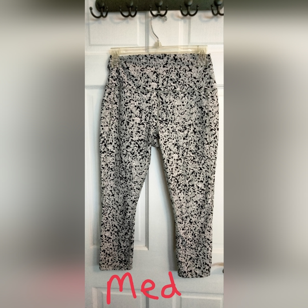 RBX Monochrome Abstract Leggings